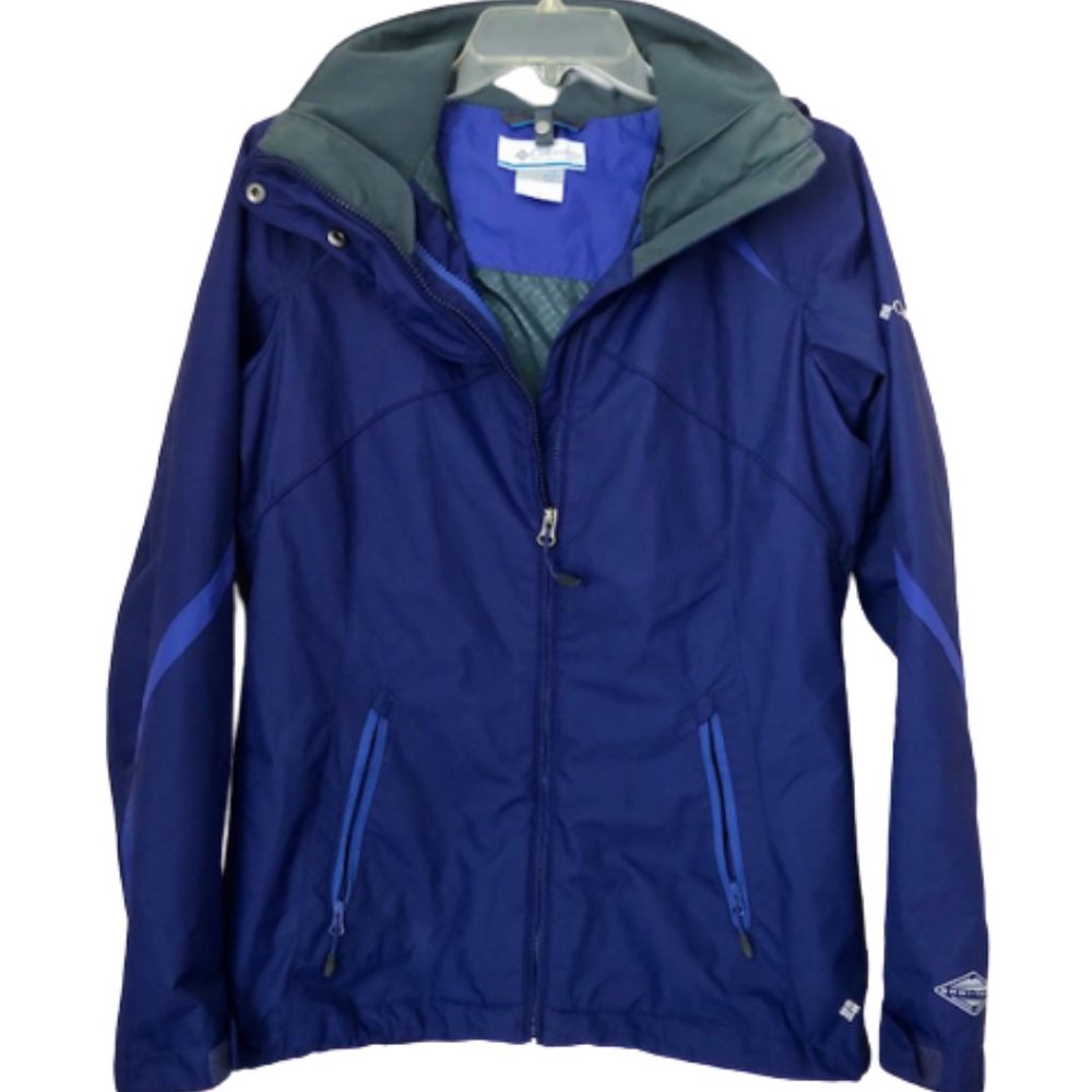 Columbia Interchange Royal Blue Jacket Waterproof - S